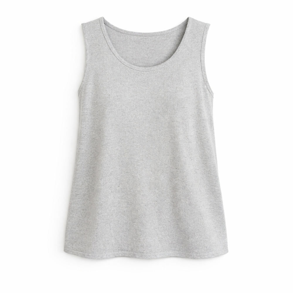 Alfani Silver Metallic Thread Tank Top Sz XL